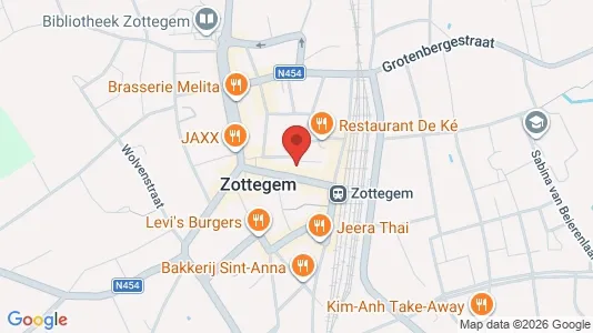 Apartments for rent i Zottegem - kort over placeringen