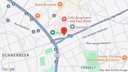 Apartments for rent i Brussels Schaarbeek - kort over placeringen