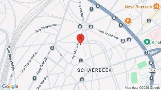 Apartments for rent i Brussels Schaarbeek - kort over placeringen