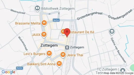 Apartments for rent i Zottegem - kort over placeringen