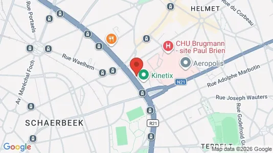 Apartments for rent i Brussels Schaarbeek - kort over placeringen