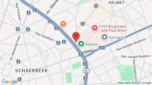Apartments for rent i Brussels Schaarbeek - kort over placeringen