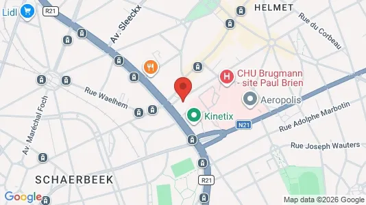 Apartments for rent i Brussels Schaarbeek - kort over placeringen