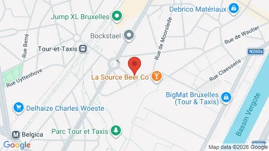 Apartments for rent i Stad Brussel - kort over placeringen