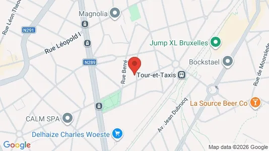 Apartments for rent i Brussels Jette - kort over placeringen