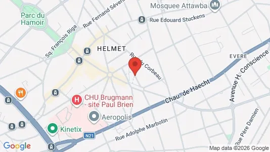 Apartments for rent i Brussels Schaarbeek - kort over placeringen