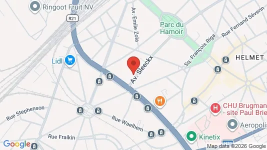 Apartments for rent i Brussels Schaarbeek - kort over placeringen