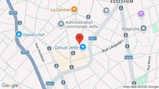 Apartments for rent i Brussels Jette - kort over placeringen
