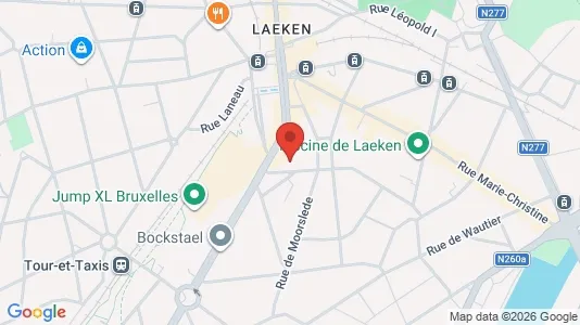 Apartments for rent i Stad Brussel - kort over placeringen