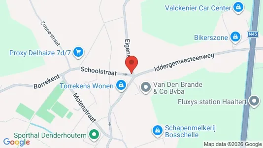 Apartments for rent i Haaltert - kort over placeringen