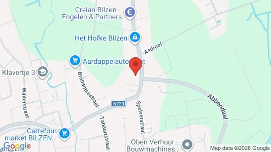 Apartments for rent i Bilzen - kort over placeringen