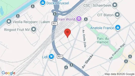 Apartments for rent i Brussels Schaarbeek - kort over placeringen
