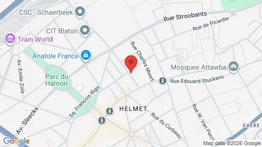 Apartments for rent i Brussels Schaarbeek - kort over placeringen