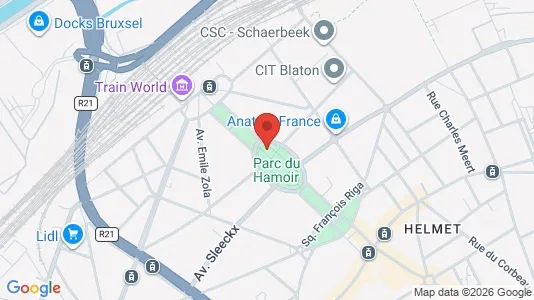 Apartments for rent i Brussels Schaarbeek - kort over placeringen