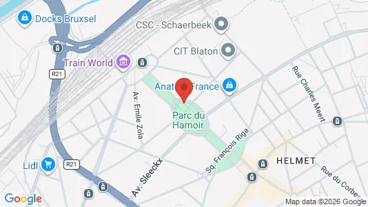 Apartments for rent i Brussels Schaarbeek - kort over placeringen