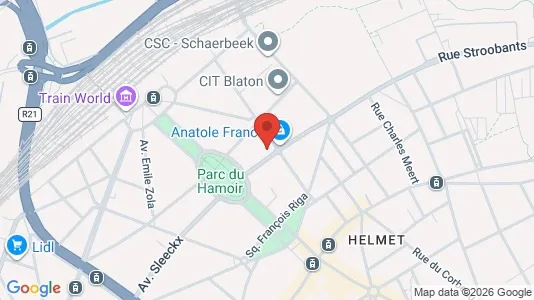 Apartments for rent i Brussels Schaarbeek - kort over placeringen