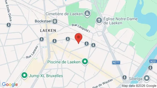 Apartments for rent i Stad Brussel - kort over placeringen