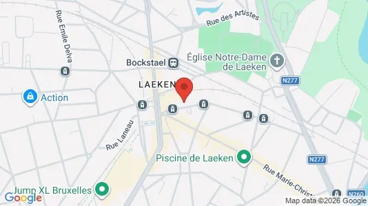 Apartments for rent i Stad Brussel - kort over placeringen