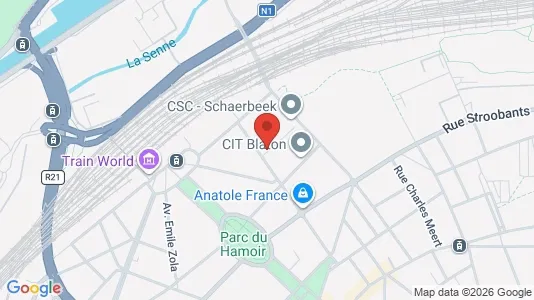 Apartments for rent i Brussels Schaarbeek - kort over placeringen