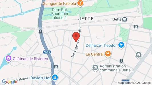 Apartments for rent i Brussels Jette - kort over placeringen