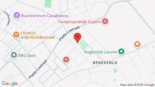 Apartments for rent i Leuven - kort over placeringen