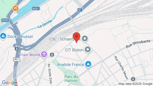 Apartments for rent i Brussels Schaarbeek - kort over placeringen
