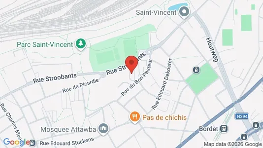 Apartments for rent i Brussels Evere - kort over placeringen