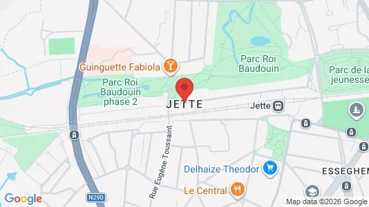 Apartments for rent i Brussels Jette - kort over placeringen