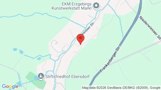 Apartments for rent i Chemnitz - kort over placeringen