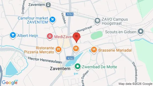 Apartments for rent i Zaventem - kort over placeringen