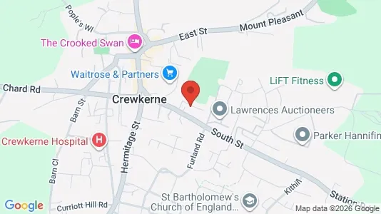 Apartments for rent i Crewkerne - Somerset - kort over placeringen