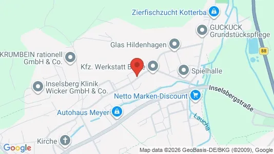 Apartments for rent i Gotha - kort over placeringen