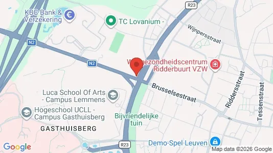 Apartments for rent i Leuven - kort over placeringen