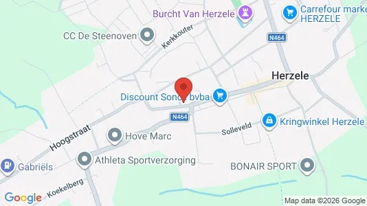 Apartments for rent i Herzele - kort over placeringen