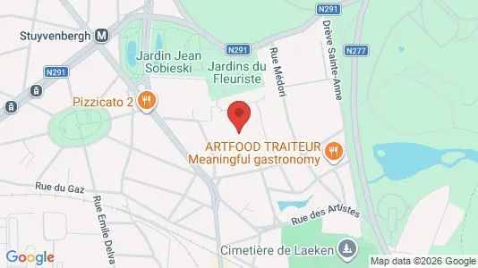 Apartments for rent i Stad Brussel - kort over placeringen