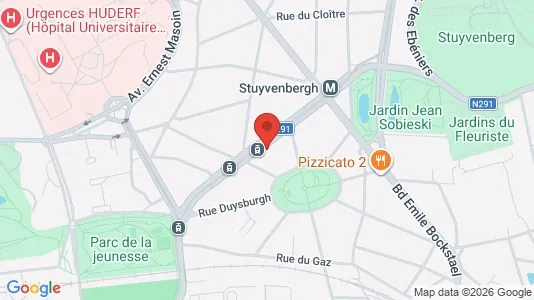 Apartments for rent i Stad Brussel - kort over placeringen