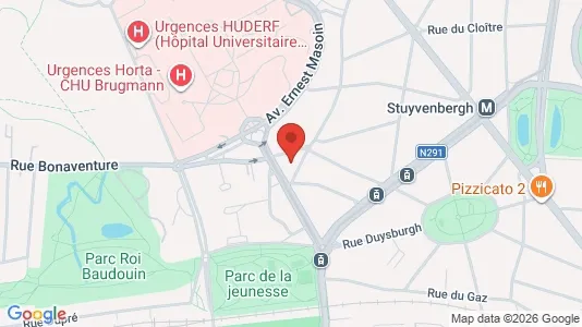 Apartments for rent i Brussels Jette - kort over placeringen