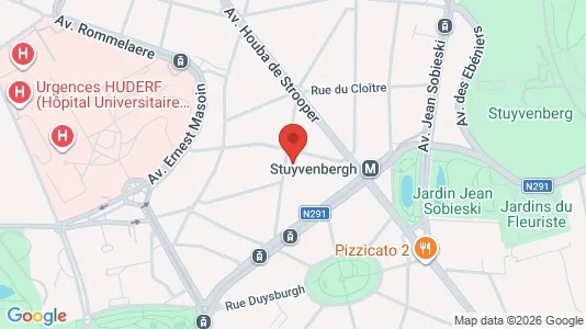 Apartments for rent i Stad Brussel - kort over placeringen