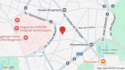 Apartments for rent i Stad Brussel - kort over placeringen
