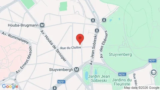 Apartments for rent i Stad Brussel - kort over placeringen