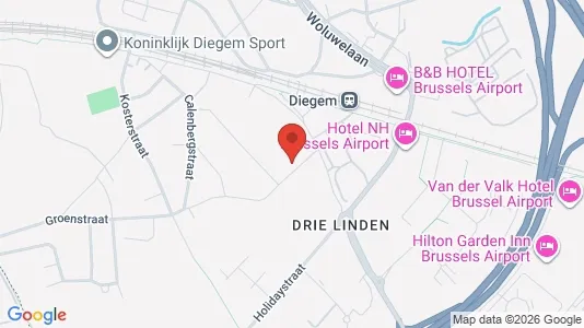 Apartments for rent i Machelen - kort over placeringen