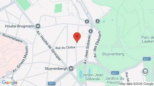 Apartments for rent i Stad Brussel - kort over placeringen