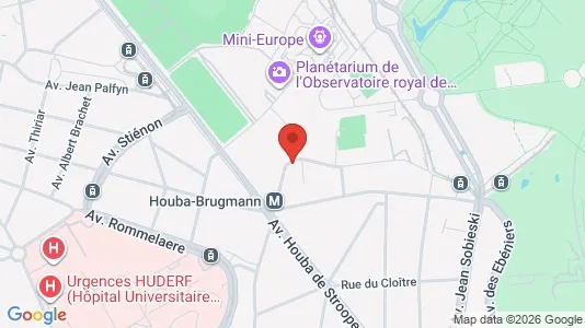Apartments for rent i Stad Brussel - kort over placeringen