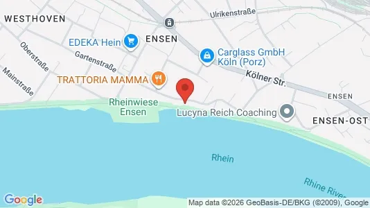 Apartments for rent i Cologne Rodenkirchen - kort over placeringen