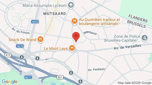 Apartments for rent i Stad Brussel - kort over placeringen