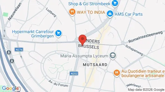 Apartments for rent i Stad Brussel - kort over placeringen