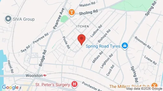 Apartments for rent i Southampton - Hampshire - kort over placeringen