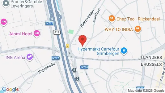 Apartments for rent i Grimbergen - kort over placeringen