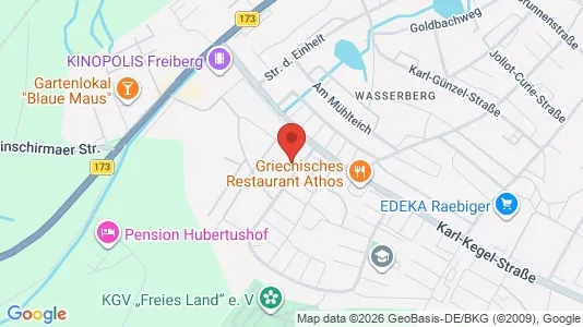 Apartments for rent i Central Saxony - kort over placeringen