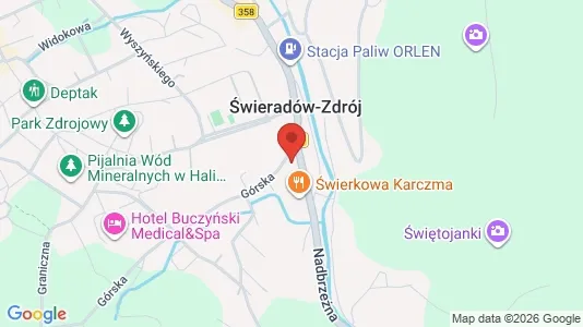 Apartments for rent i Lubański - kort over placeringen